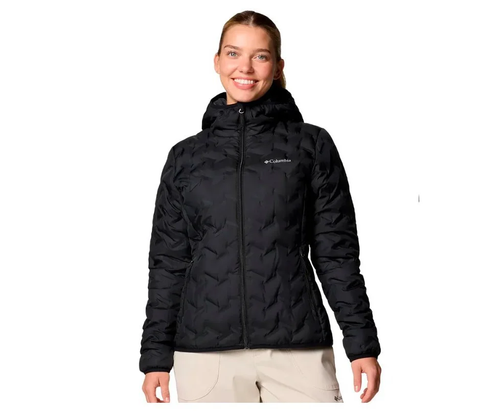 Jaqueta Columbia Feminina Down Delta Ridge™ II - Black - Isolamento em plumas 650 Fill