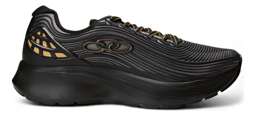 Tênis Esportivo Masculino Fluir Olympikus Preto/chumbo Liso 41 Br