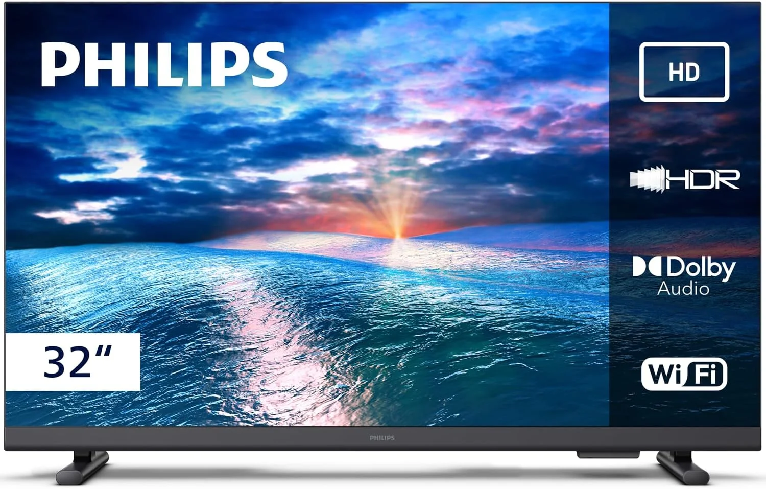 PHILIPS, Smart TV, 32" HD, 32PHG6910/78, HDR10, HDMI, USB, Dolby Audio, Wi-Fi