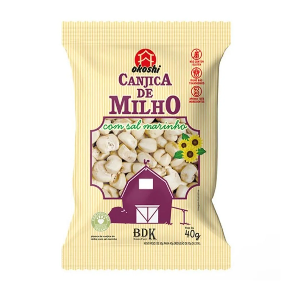 Canjica de Milho Hikage Okoshi com Sal Marinho 40g