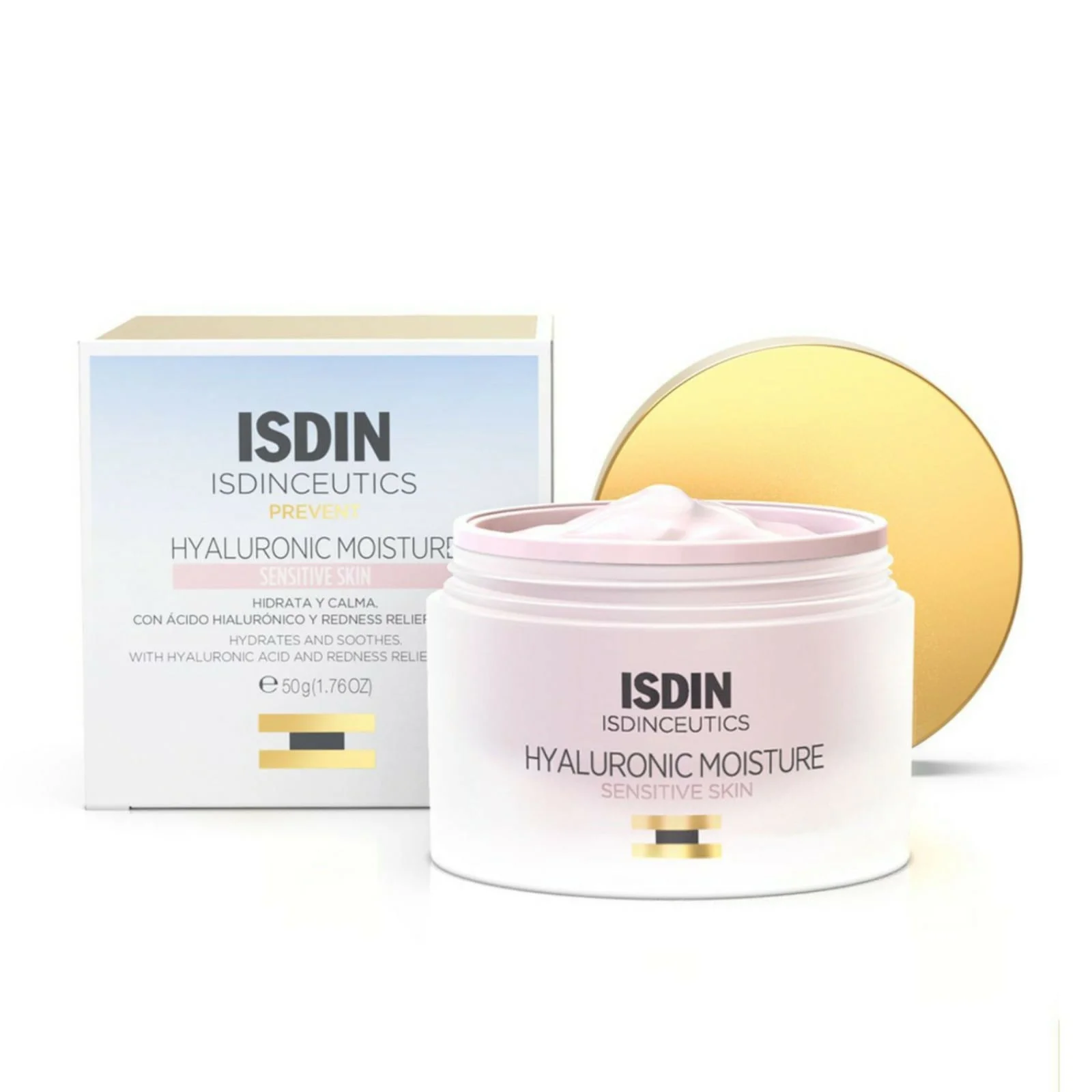 Creme Anti-Idade para Pele Sensível Isdin Isdinceutics Hyaluronic Moisture Sensitive Skin 50g