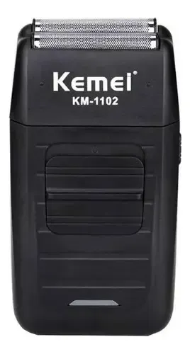Barbeador Kemei Shaver KM-1102 Sem Fio Cabeças Laváveis