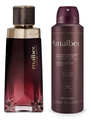 Combo Malbec: Eau De Parfum 90ml + Desodorante Aerossol 75g/125ml