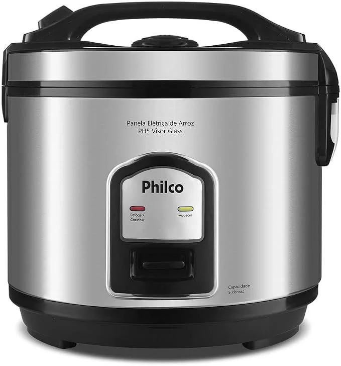 PANELA DE ARROZ PH5P VISOR GLASS INOX 220V