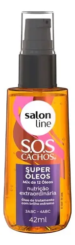 Óleo De Tratamento Super Óleos S.o.s Cachos 42ml Salon Line
