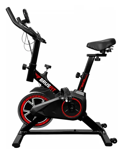 Brus fit Bicicleta Ergométrica Spinning Liftness X11 Cor Preto/vermelho Brusfit