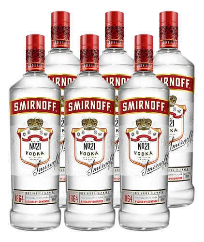 Combo Vodka Smirnoff 998ml - 6 Unidades