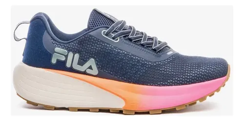 Tênis Fila Skywind Feminino Azul Marinho Azul-marinho Lisa 38 Br
