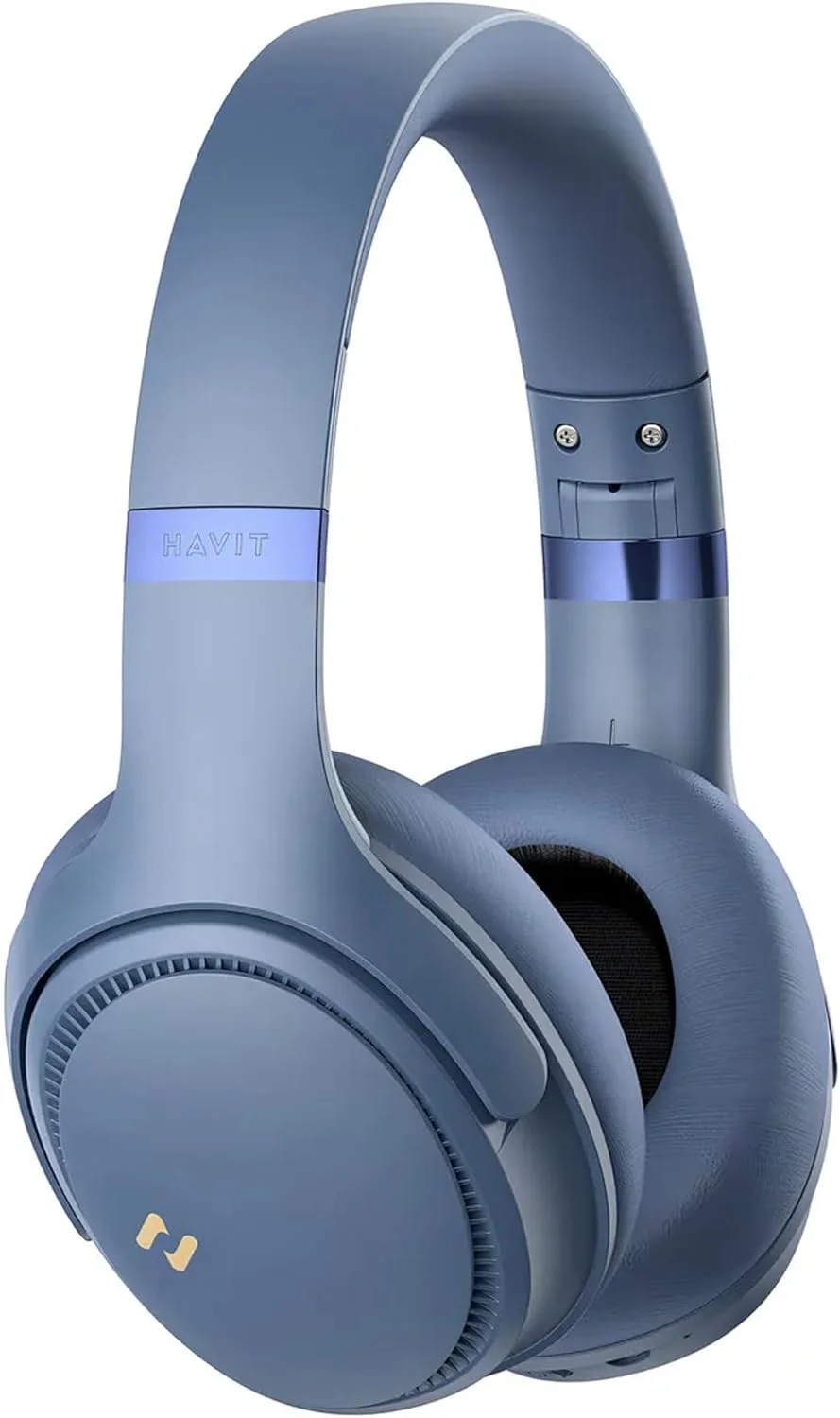 Fone de Ouvido Sem Fio Havit H630bt Bluetooth, Até 55 Horas de Duração da Bateria Azul