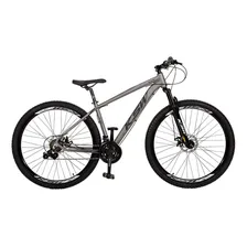 Bicicleta Aro 29 Ksw Xlt 100 24 Marchas Alumínio Freio Disco Cinza/preto 17