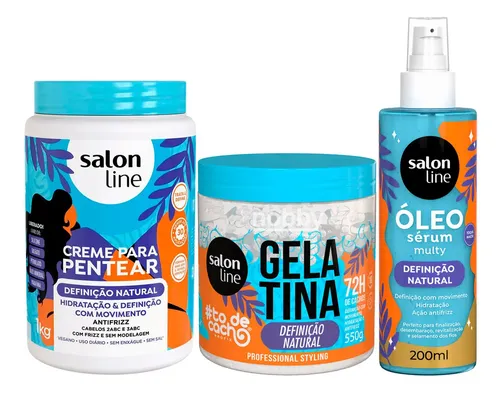 Kit Completo Definição Natural Salon Line 3un Antifrizz