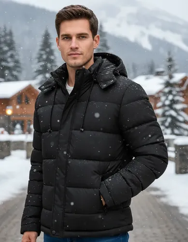 Jaqueta Bobojaco Casaco Forrado Impermeável Frio Neve Moto Preto G Lisa
