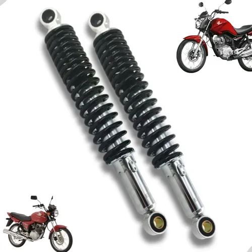 Par Amortecedor Honda Titan Fan Start 125 150 160 Preto