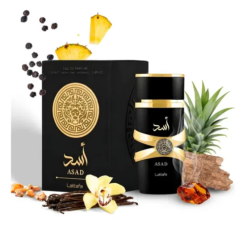 Perfume Árabe Lattafa Asad 100ml Eau De Parfum Masculino