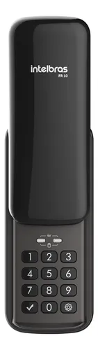 Fechadura Digital De Sobrepor Com Senha Fr 10 Preto Intelbras