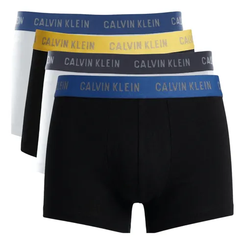 Kit 4 Cuecas Calvin Klein Ck Low Rise Trunk Algodão Original