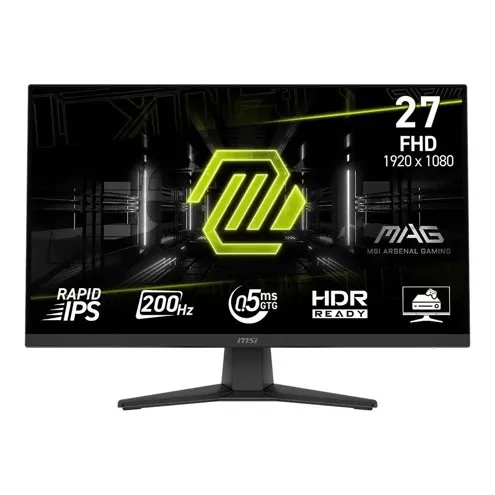 Monitor 27 Pol MSI MAG Full HD 200Hz 0.5MS Preto