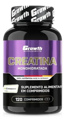 Creatina Creapure® 120 Comprimidos Growth Supplements Neutro
