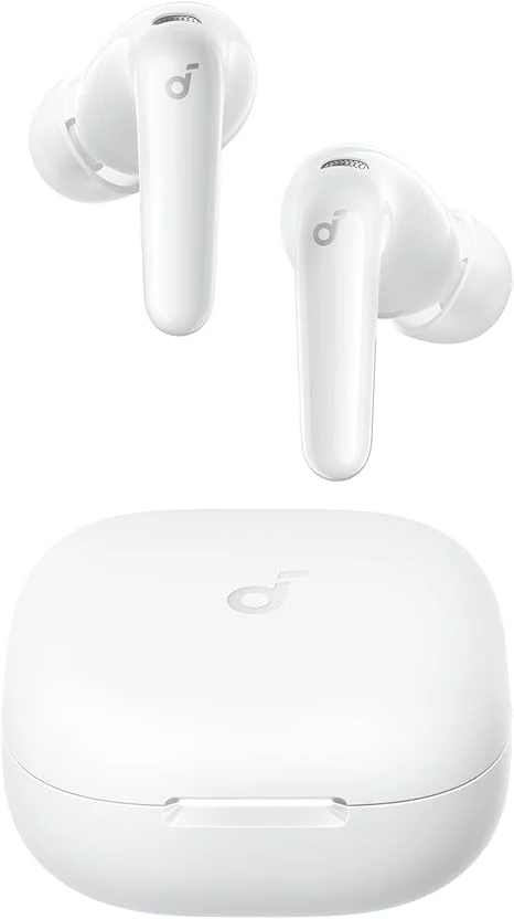 soundcore P31i da Anker, Fone de Ouvido Bluetooth esportivo, ANC Adaptativo | Fone com Tradução, Cancelamento Ruído Adaptativo, Som Alta Resolução, 50H, Áudio Espacial, Carregamento Rápido, IP55