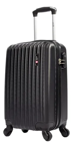 Mala de bordo 10kg pequena Londres Swiss Move Preto