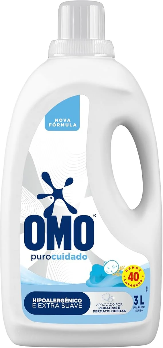 OMO Sabão Líquido Omo Puro Cuidado 5L