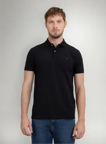 Camiseta Polo Aramis Masculina Basic Piquet Preta