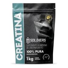Creatina 1kg Suplemento Monohidratada em pó 100% Pura - Soldiers Nutrition