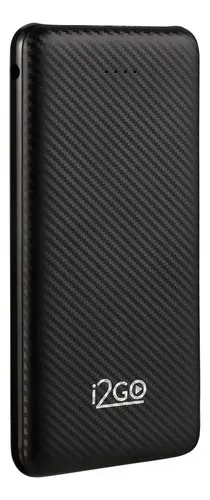 Carregador Portátil Power Bank I2go 10000mah Cor Preto