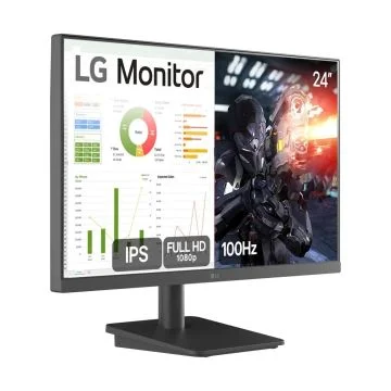 Monitor Gamer LG 24" Full HD, IPS, 100Hz, 5ms - 24MS500-B