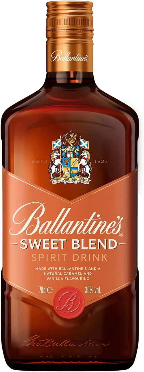 Licor Seco de Whisky Caramelo & Baunilha Ballantine's Sweet Blend Garrafa 700ml