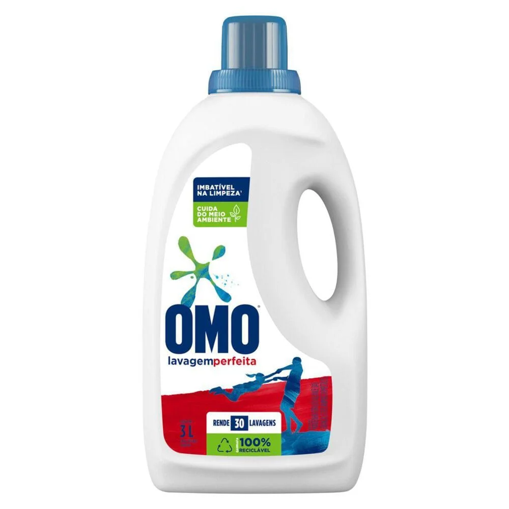 Sabão Líquido Omo Lavagem Perfeita Concentrado 3L