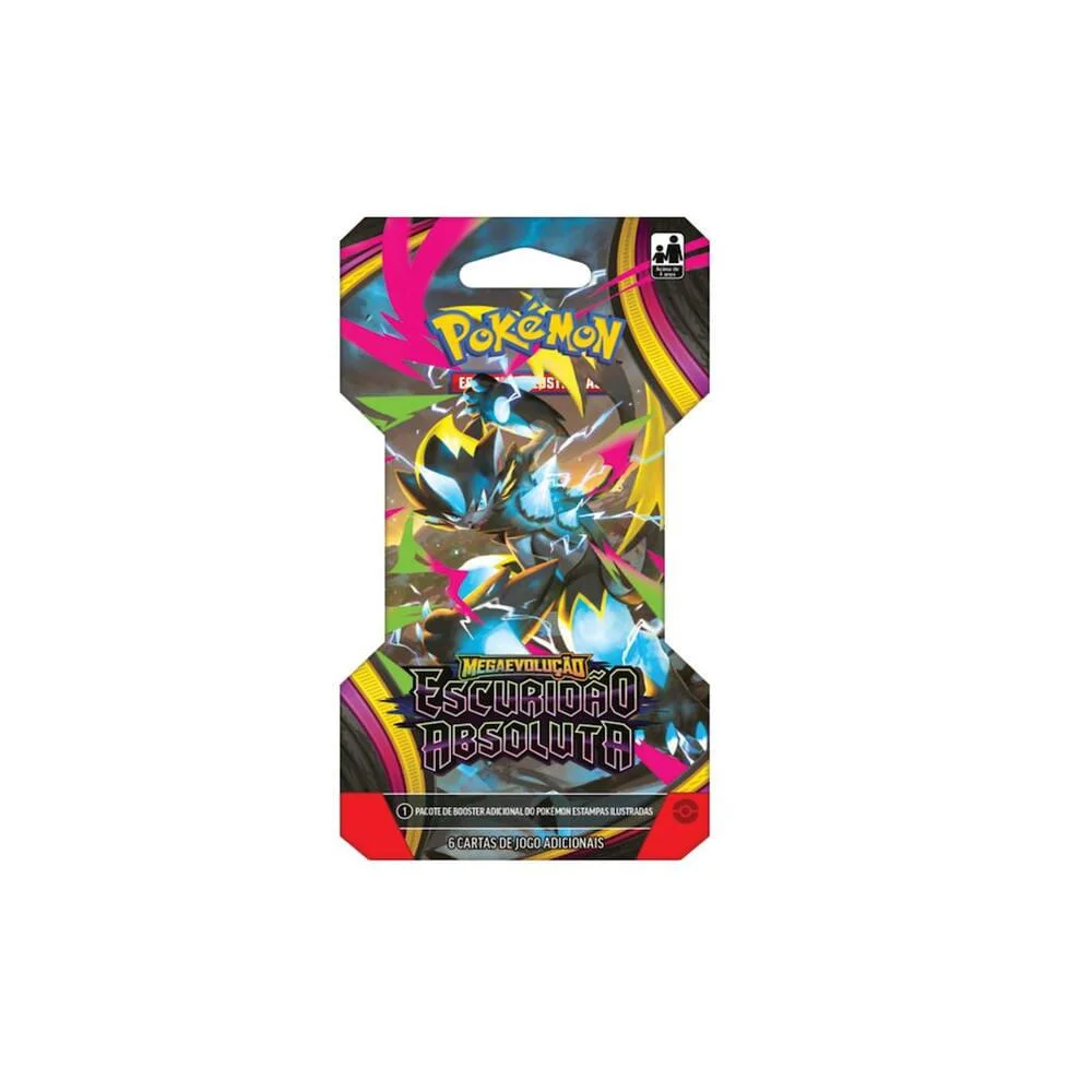 Cartas de Jogos Pokémon Mega Evolução Escuridão Absoluta 6 Unidades