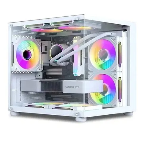 PC Gamer ARVEX Branco Intel Core i7 Radeon RX 6600 Memoria 16GB SSD 480GB Fonte 500w 80 Plus