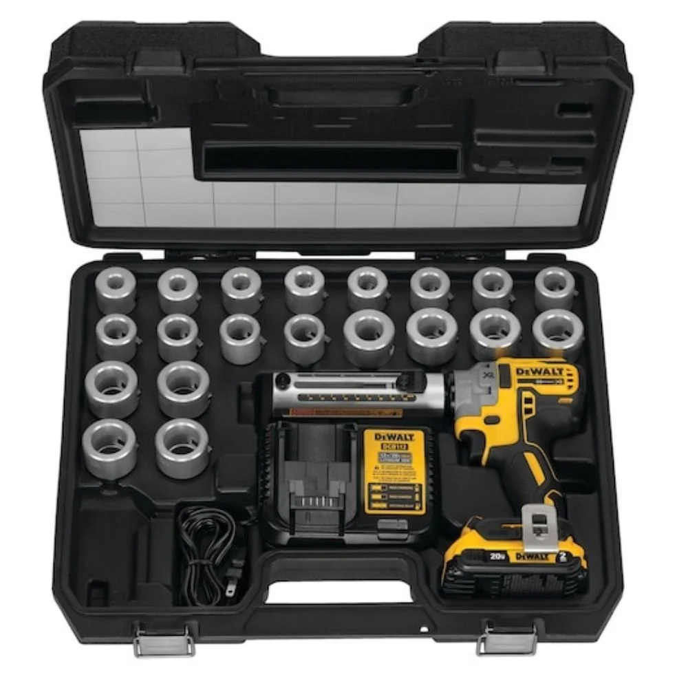 Decapador de Cabos Elétrico 750MCM com Bateria 20V 2Ah e Carregador Bivolt DEWALT-DCE151TD1