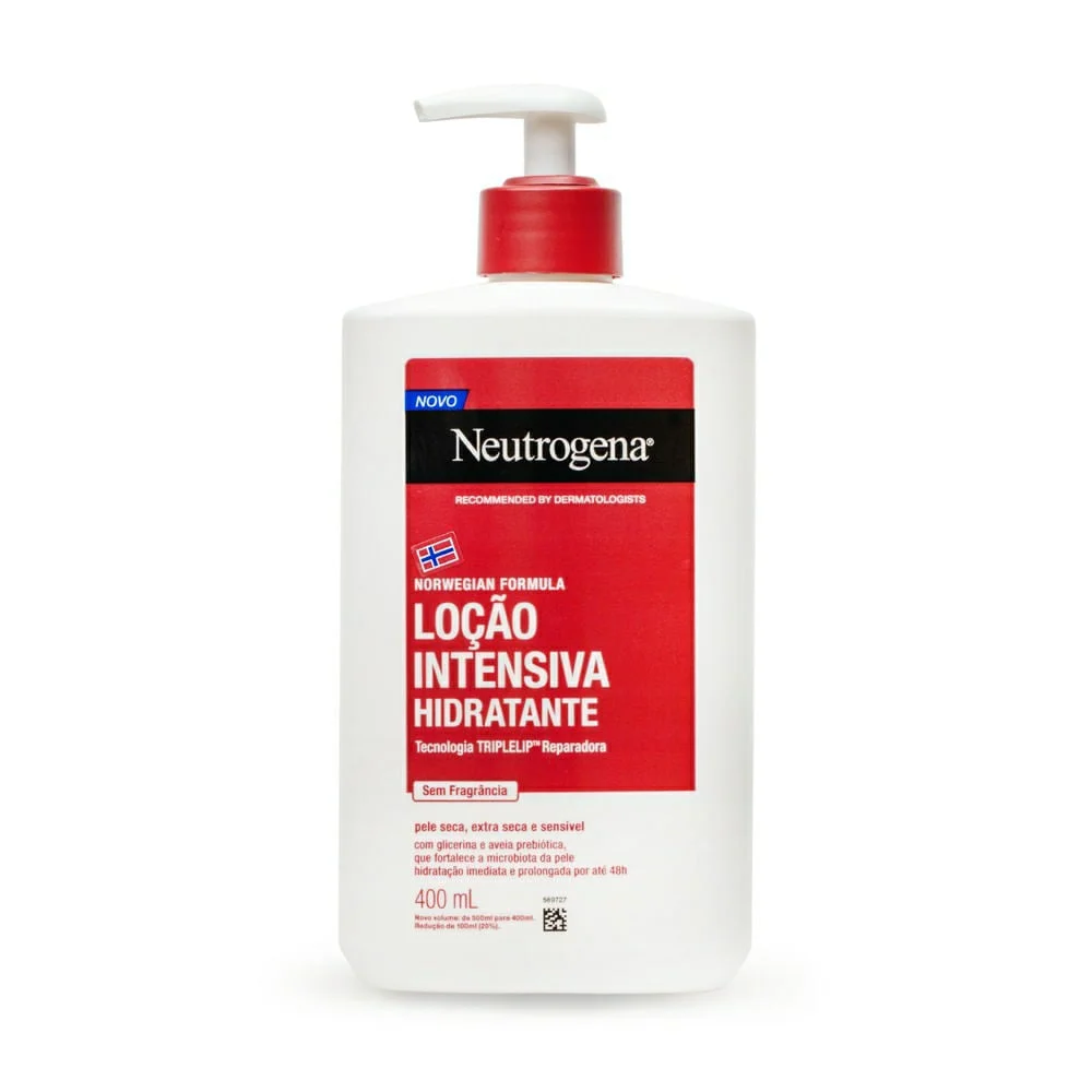 Loção Hidratante Corporal Neutrogena Norwegian Intensivo Com Fragrância 400ml
