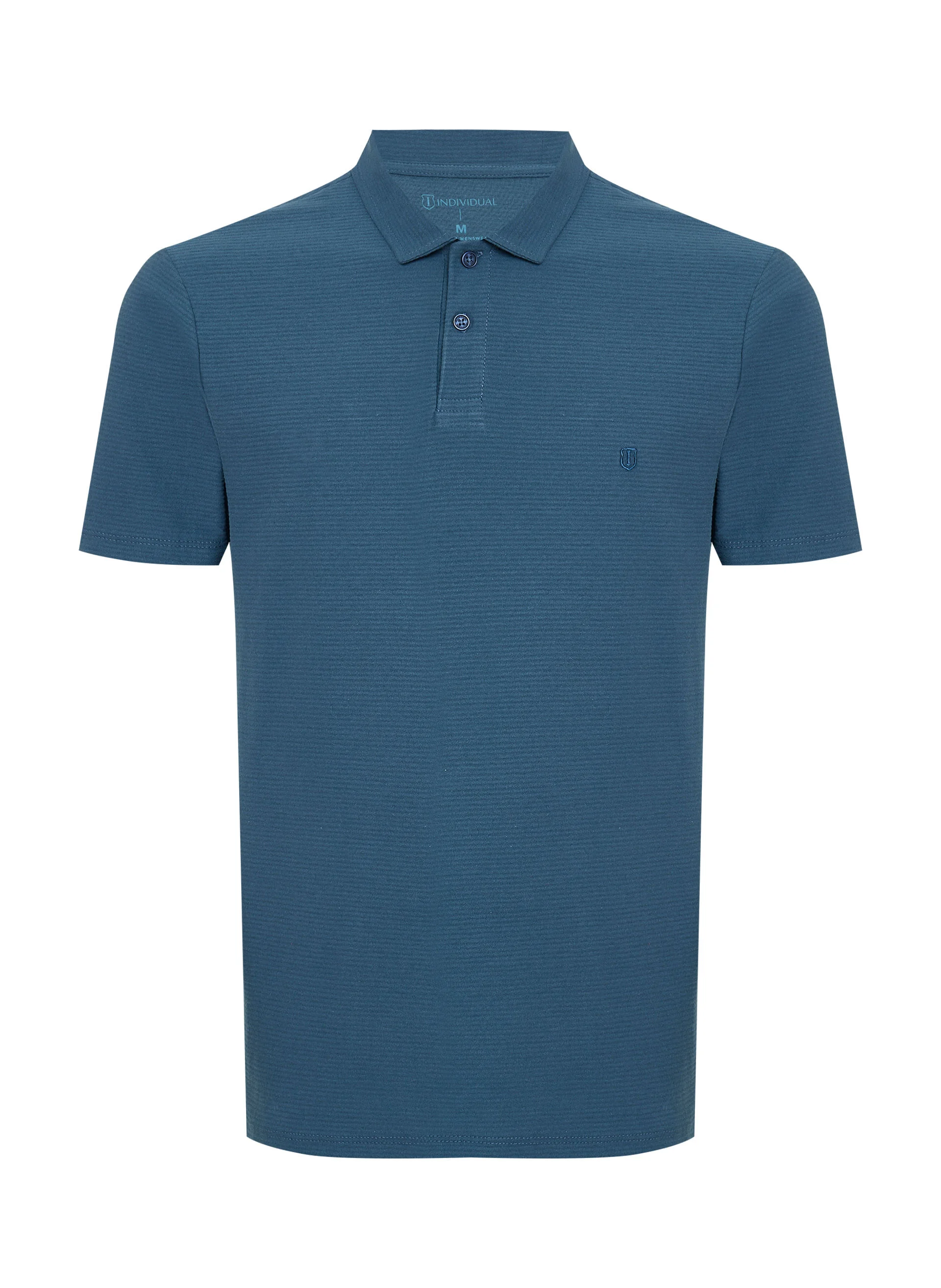 Polo Slim Fit Malha Listrada Masculina Individual