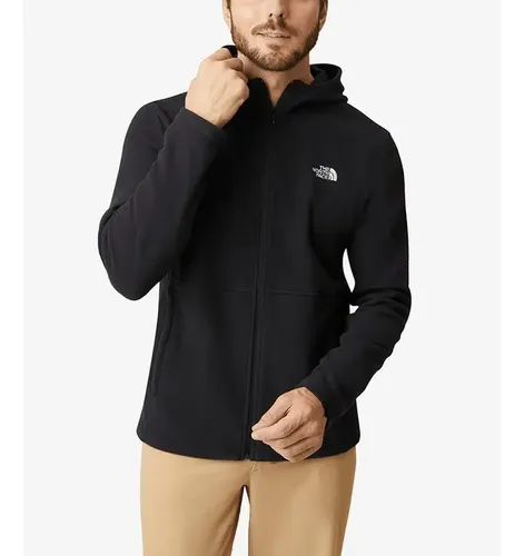 Fleece Masculino Glacier Full Zip Com Capuz The North Face Tnf Black M Lisa