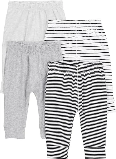 Calças Pacote com 4 calças neutras Simple Joys by Carter'sUnisex Bebê