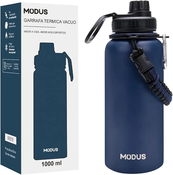 MODUS Garrafa Térmica Esportiva De Inox Com Isolamento A Vácuo 950ML