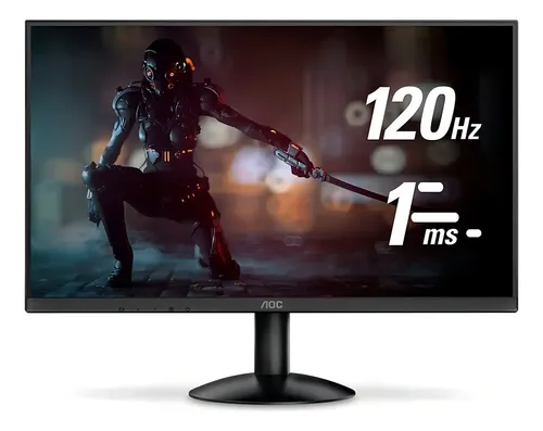 Monitor Gamer Aoc 21.5'' Full Hd Gaming 120hz 1ms 22b30hm23 Preto 127/220v