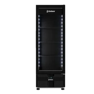Congelador Vertical Imbera 597 Litros Porta de Vidro Full Black EVZ21 Max