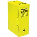 Arquivo morto novaonda fácil 250x130x350mm amarelo 044006 Polibrás PT 5 UN