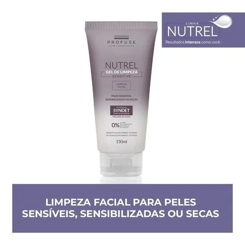 Gel de Limpeza Facial Profuse Nutrel Sensitive 150ml