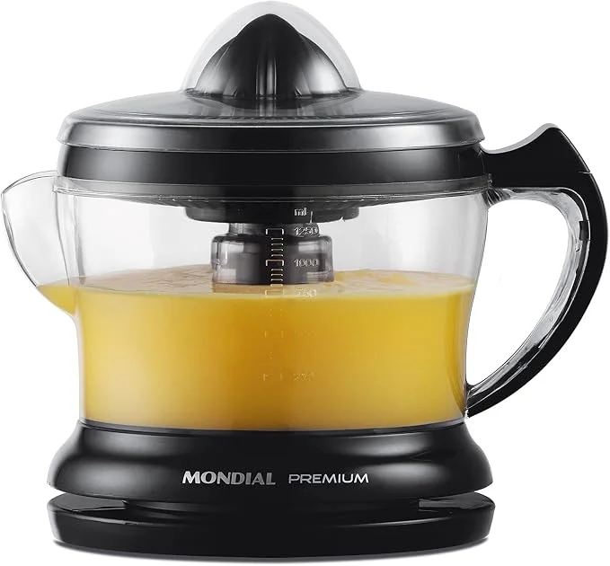 MONDIAL Espremedor Premium, Preto, 30W, 110V - E-02