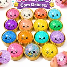 Taba Squishy Surpresa Raro Com Orbeez Popsy Fidget Toys Diferente E Colorido Com Bolinhas Antistress