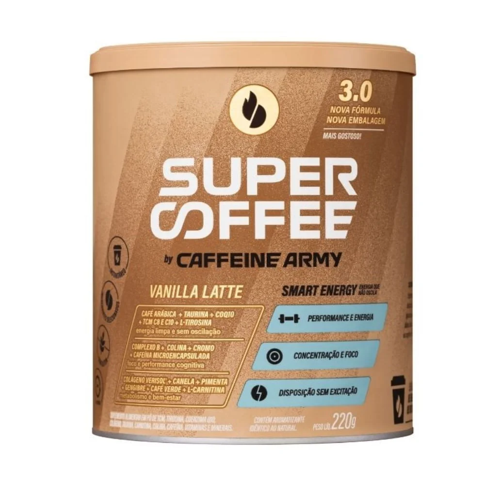 Café Em Pó Caffeine Army Supercoffee Original 220g