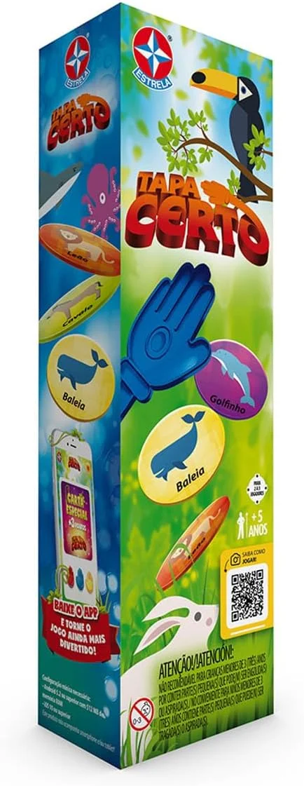 Jogo Diverso Tapa Certo, Estrela, Multicor