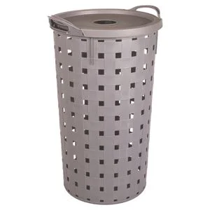 Cesto Organizador Redondo Alto Fendi Fita 37 Litros 18253 - Plasútil