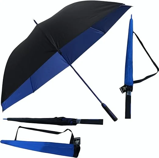 Guarda Chuva Automático Grande | Reforçado, Hiper Repelente à Água, Fibra de Vidro UltraFlex | Tecido Resistente, Proteção UV 100%, Resistente ao Vento | Perfeito para Chuva e Sol