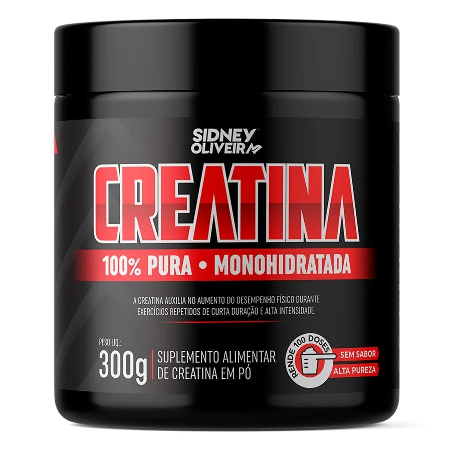 Creatina Monohidratada 100% Pura 300g Sidney Oliveira